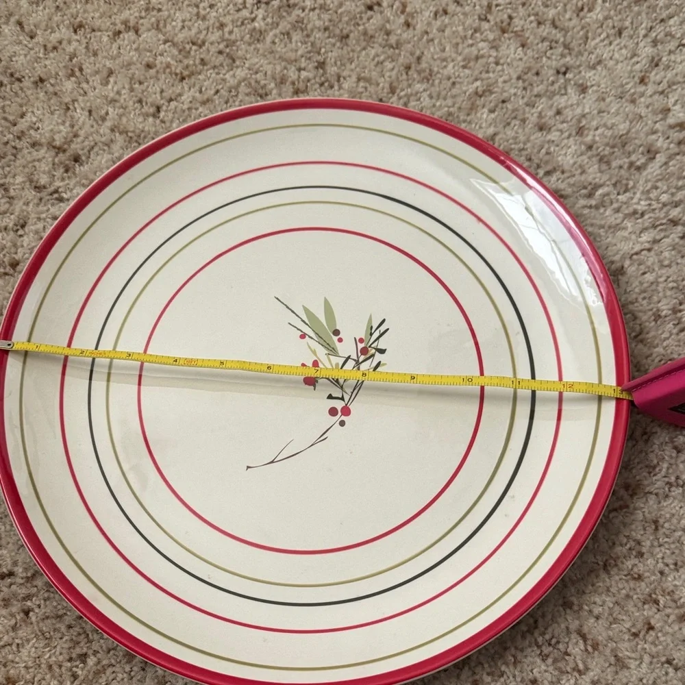 Crate&Barrel Sprig Platter